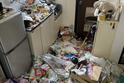 1DKキッチンのお片付け実例(作業前)