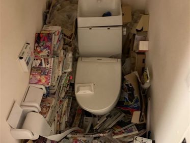 トイレのお片付け実例(作業前)
